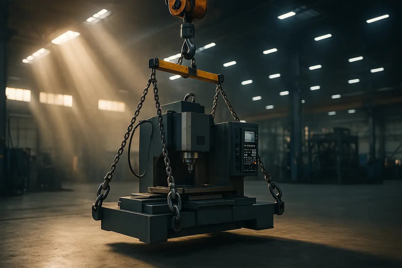 Machine Weight & Center of Gravity for Safe Lifts