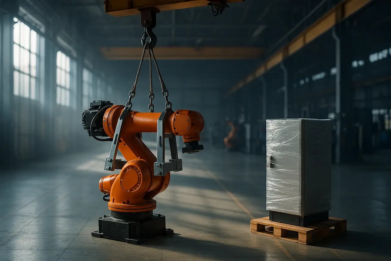 Relocating Industrial Robots: Backup, Move & Remastering