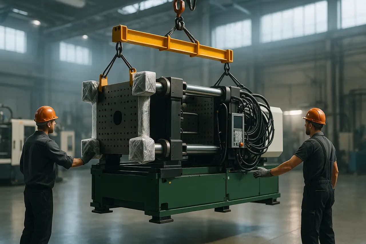Relocating Injection Molding Machines: Move & Restart