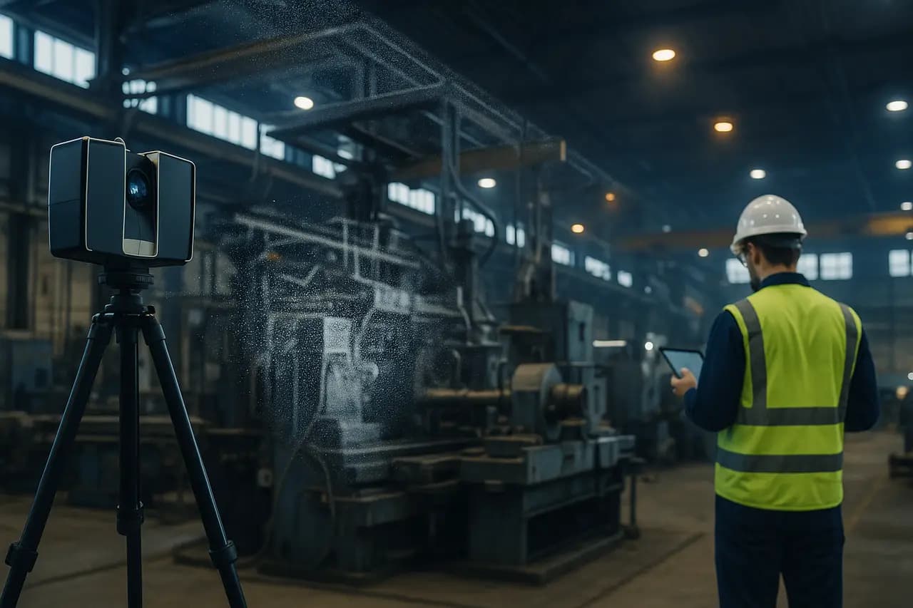 Skanowanie 3D i cyfrowa inwentaryzacja przed relokacją fabryki